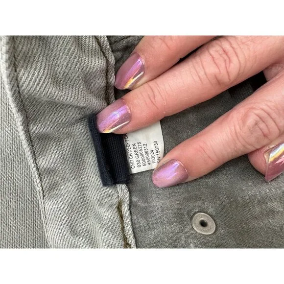 Ksubi Chitch Deep Forest Green Slim Fit Mens Jeans Cotton Blend Decorative Back - Picture 11 of 16